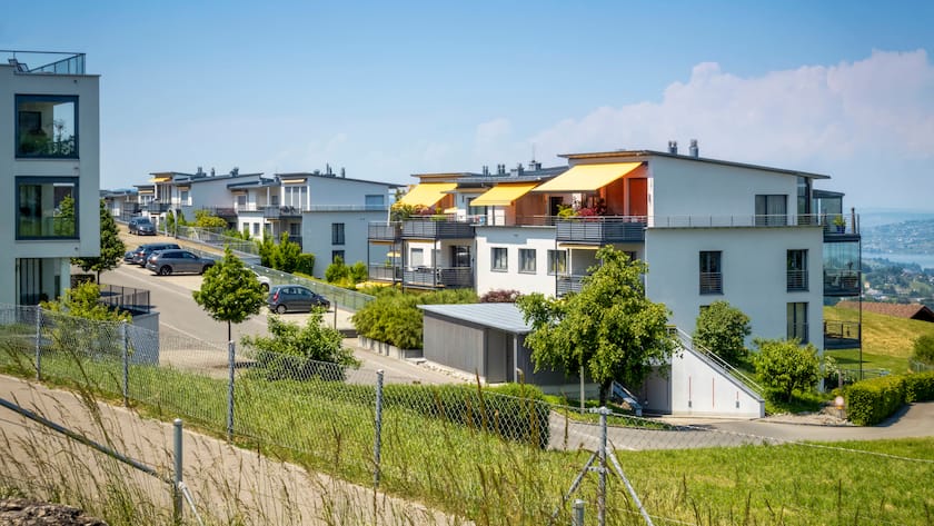 Wohnquartier in Schindellegi SZ residential area