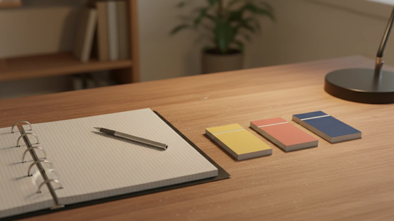 Desk with files and note pads symbolizing Sunday public and night surcharges in payroll accounting