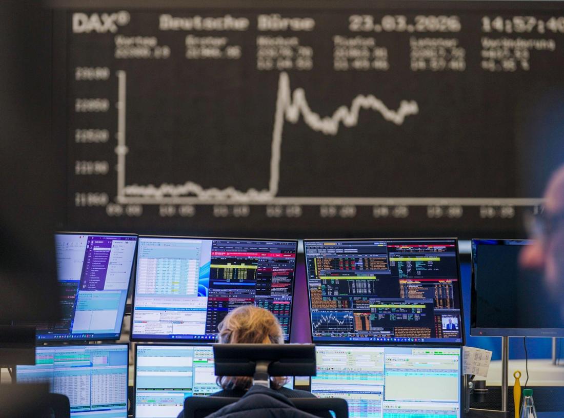DAX Stock Market performance chart showing long-term growth despite short term volatility