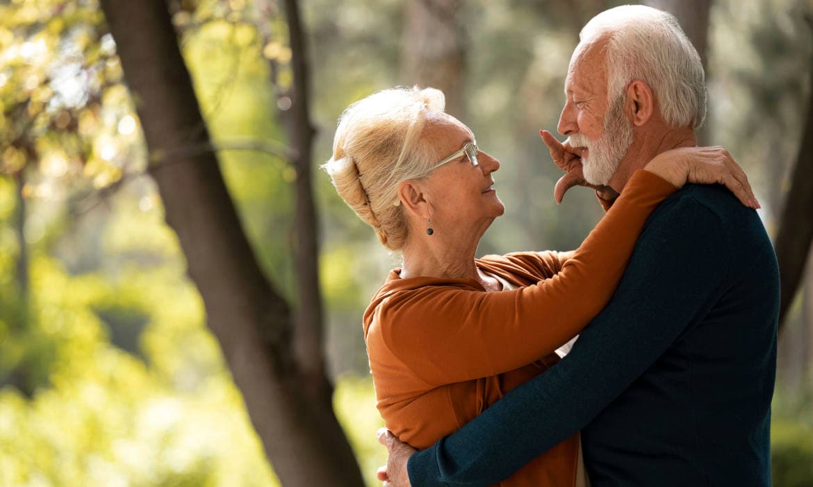 Senior couple preparing for retirement in Germany amid demographic challenges